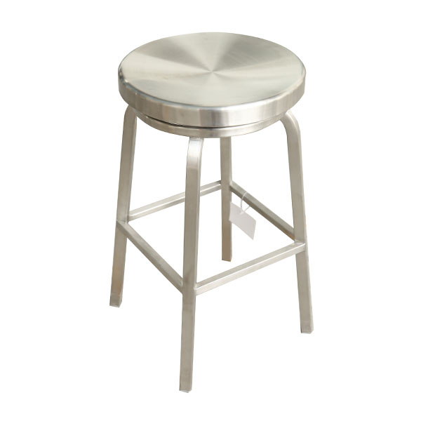Stainless Steel Brushed Swivel Stools